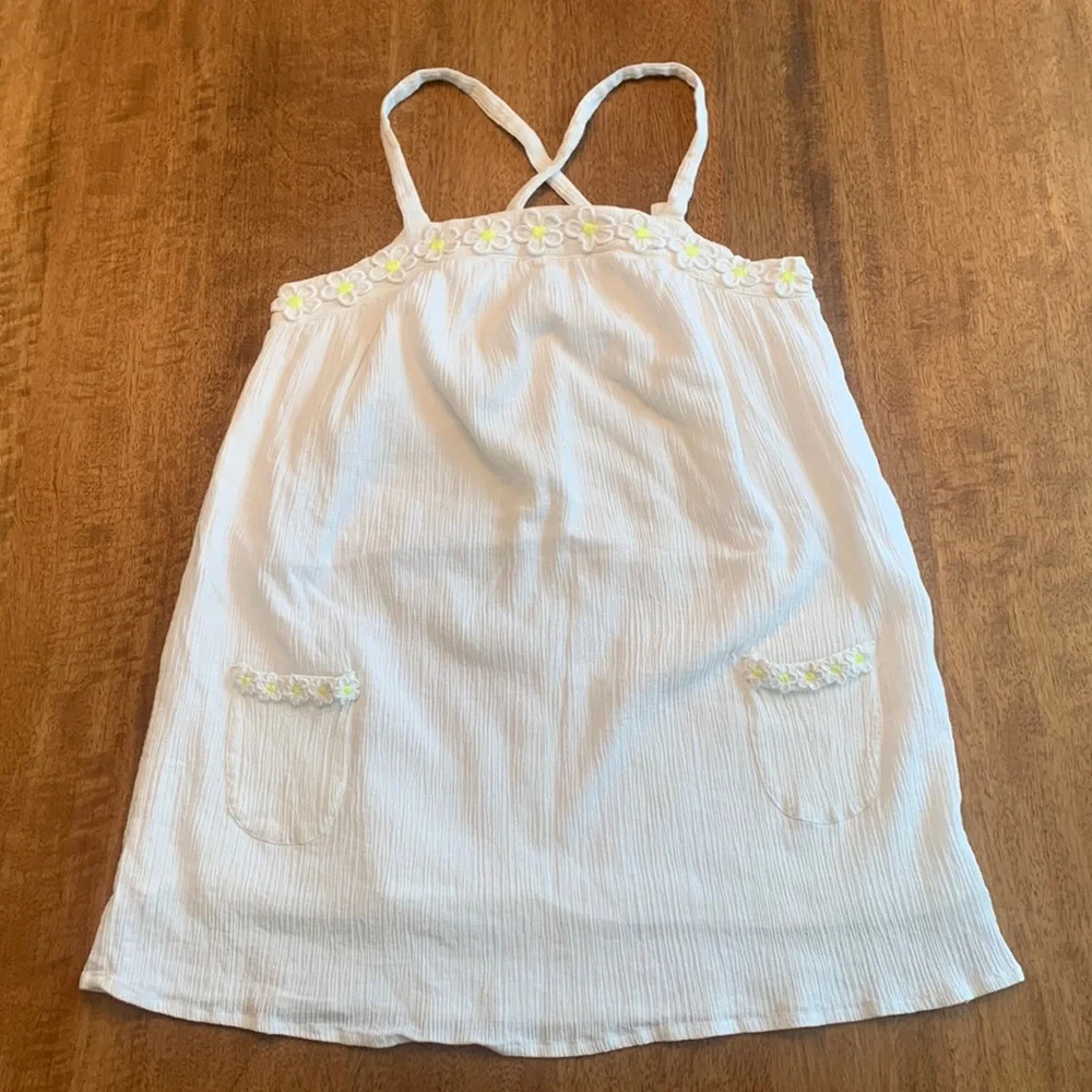 **3 for $20 item**Daisy-detail tunic top big girls size 10/12 - Picture 1 of 4